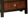 thumbnail image 3 of Benzara Patra Transitional Nightstand, Acacia & Walnut, 3 of 5