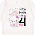 thumbnail image 3 of Inktastic Somebunny is Four 4th Birthday Bunny Toddler Sweatshirt, 3 of 4