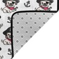 thumbnail image 4 of Area Rugs for Living Room Bedroom, 3x5 Soft Throw Rug Non-Slip Carpet, cute dog anchor pirate funny Washable Indoor Floor Area Rug Bedroom Decor Aesthetic 60x39in, 4 of 7