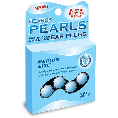 Hearos Pearls Ear Plugs, Medium, 5ct