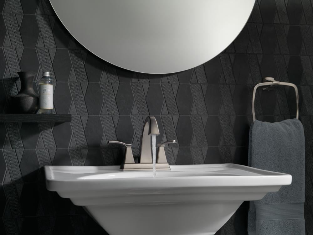 Delta 25768LF-SS Flynn™ Two Handle Centerset Bathroom Faucet in Stainless