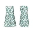 thumbnail image 7 of Lsque Floral Pattern Summer Dresses for Women – Sleeveless T-Shirt Swing Sundress, Perfect for the Beach and Casual Days, 7 of 7