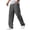143#Dark Gray, variant on Casual Pant for Men - Loose Breathable Lounge Pants Lightweight Straight Fit Long Pants Black L