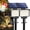 Warm White, variant on Solar Spot Lights Outdoor for Flag, Tree, House, Garden, Yard, 3 Brightness Modes Solar Landscape Spotlights 1 Pack Cool White