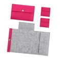thumbnail image 4 of 3 bolsas de almacenamiento de ganchillo, estuche para agujas de tejer, organizador con cierre a presión, suministros de costura de fieltro, bolsa para rojo, 4 of 8