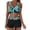 Black, variant on Womens Swimsuit Two Piece Swimsuit European And American Split Bikini Printed Split Swimsuit Bikini Boxer Striped Swimsuit
