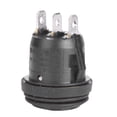 thumbnail image 3 of LHCER Rocker Switch,5pcs 3 Position ON/OFF/ON Black Round Rocker Switch 3 Pin 10A/125V 6A/250V,ON/OFF/ON Rocker Switch, 3 of 8