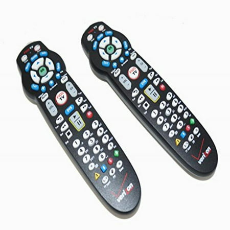 Set of TWO Verizon FiOS TV Replacement Remote Controls by Frontier works with Verizon FiOS