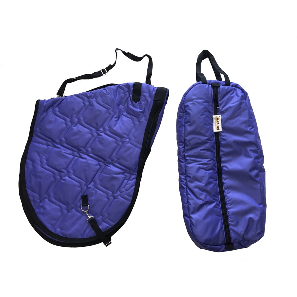 English Horse Saddle Carrier Bridle Halter Bag Set All Purpose Saddle