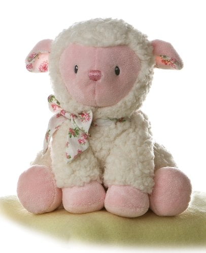 pink stuffed lamb