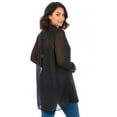 thumbnail image 3 of Roaman's Women's Plus Size Kate Georgette Tunic, 3 of 5