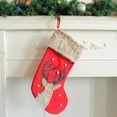 thumbnail image 4 of Xihbxyly En Oferta o Liquidación Suministros de Decoración Navideña Lindos Calcetines con Cabeza de Ciervo Calcetines de Caramelo Bolsa de Regalo Colgante para Árbol de Navidad, 4 of 6