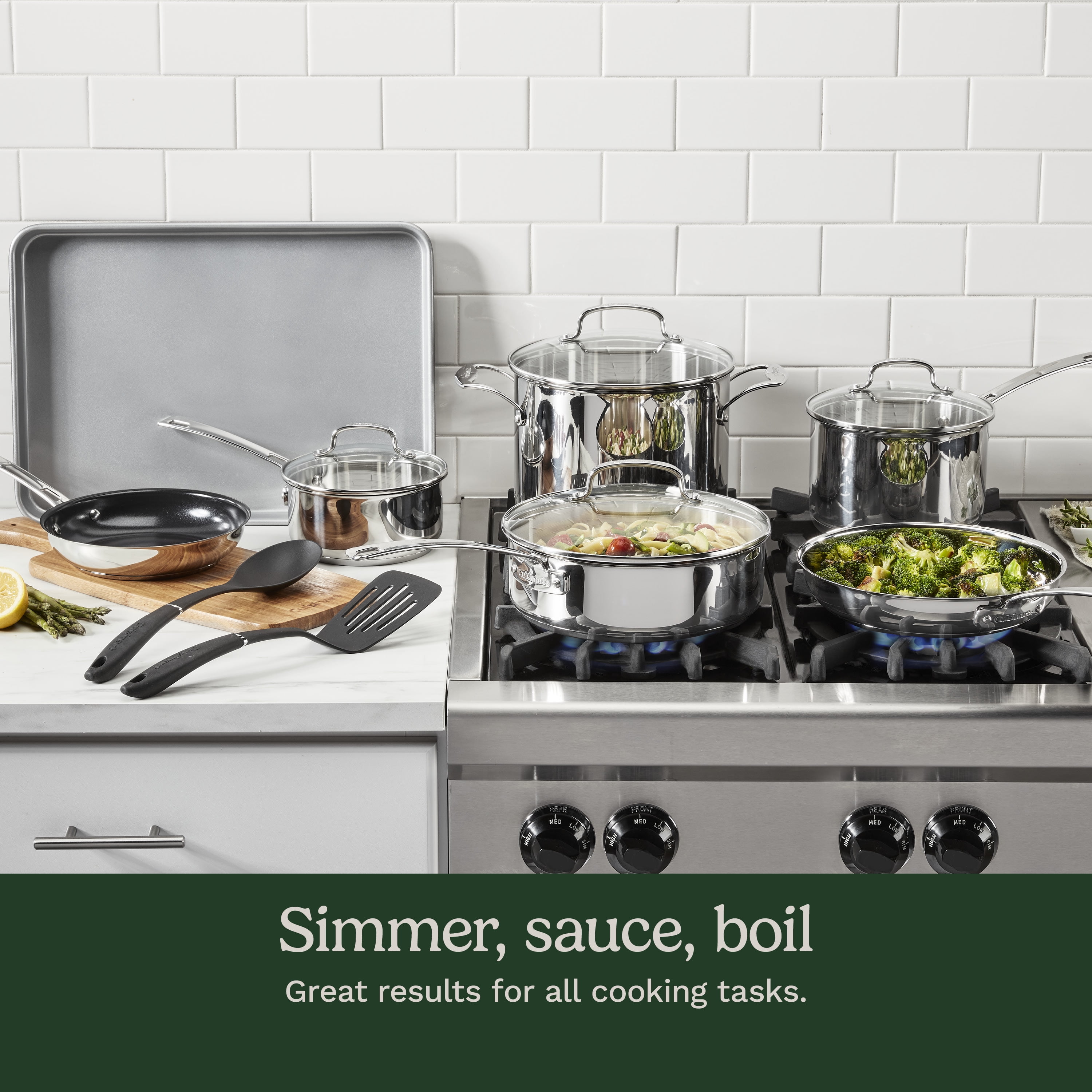 Cuisinart Advantage Pro Series 2.5 Qt Stainless Steel Saucepan with Tempered Glass Lid