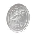 thumbnail image 1 of Escultura de pared de resina de figura de , decoración colgante hecha a mano, 7,8x0,9x10 pulgadas Estilo A, 1 of 8