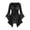 Grey, variant on HNMKIU Halloween Clothes Gothic Elegant Women's Dress Lace Ruffled Neckline Flared Sleeves Historical Themed Outfit RD2,XL