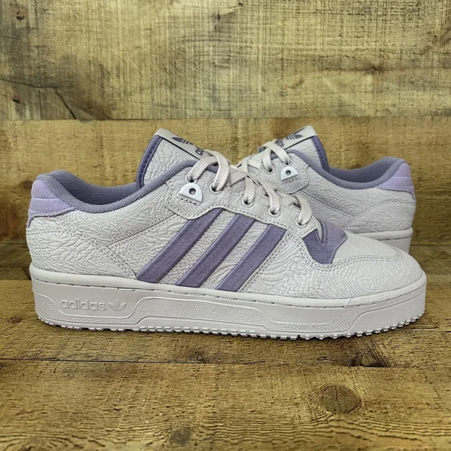 Adi-das Rivalry Low TR Men's Size 9.5 Light Purple Casual Shoe Sneaker RARE NEW
