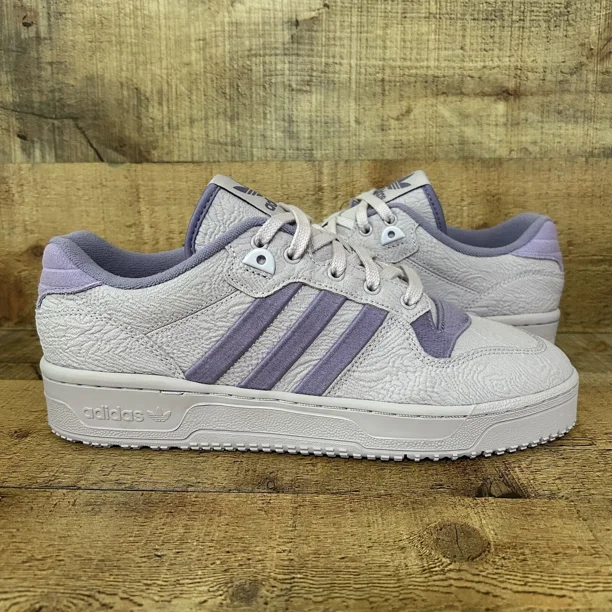 Adi-das Rivalry Low TR Men's Size 9.5 Light Purple Casual Shoe Sneaker RARE NEW
