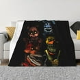 thumbnail image 4 of Lsque Five Nights At Freddy'S Print Flannel Throw Blanket, Ultra-soft Blanket for Bed, Couch, Car, Hypoallergenic Anti-pilling blanket-, 4 of 8