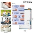thumbnail image 5 of Ryvnso 2 PCs Hand Towels Sets Art Tulip Flowers Cotton Face Towel cartoon Trucks Vehicle-t7, 5 of 8