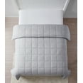 thumbnail image 3 of Mainstays Solid Full, Queen Down Alternative Blanket in Gray, 3 of 7