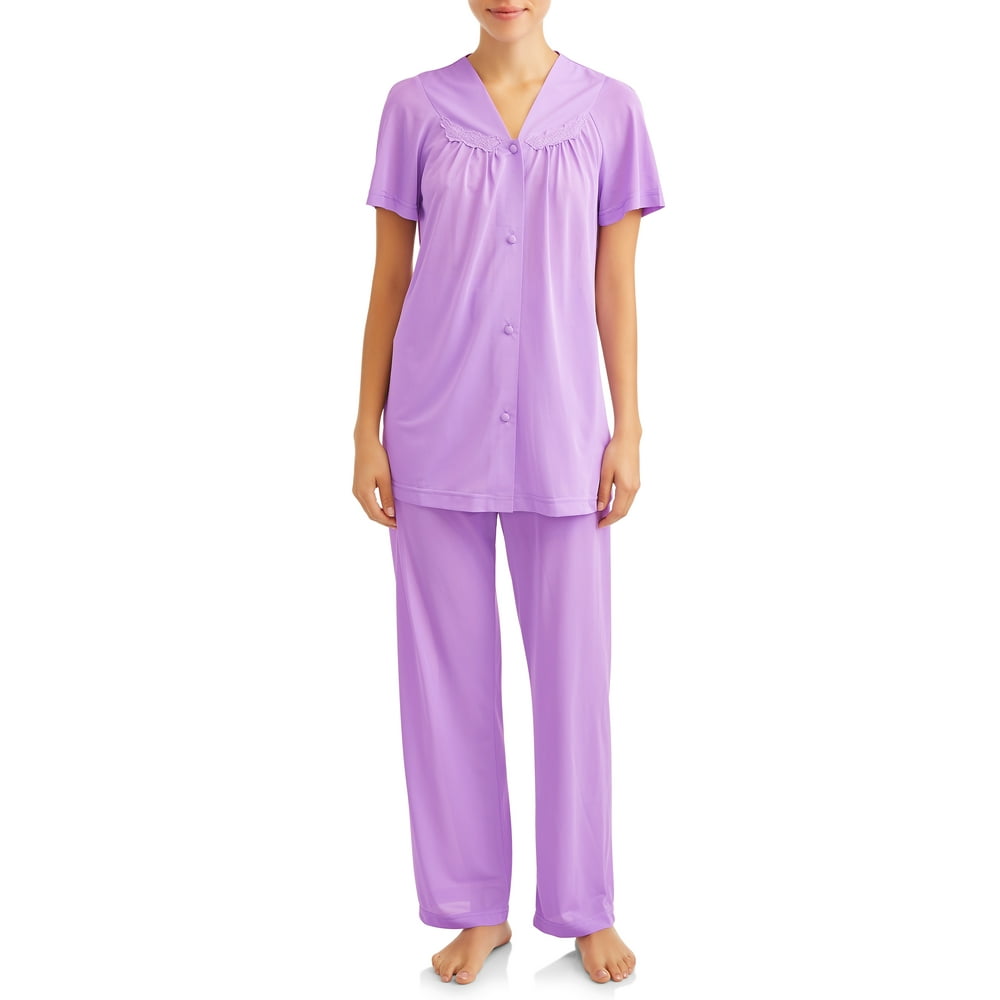 Lissome Lissome Women?s and Women?s Plus Size Pajamas, 2Pc. Set