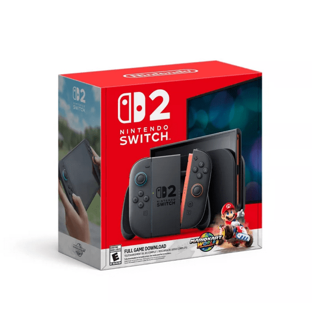 Nintendo Switch 2 Console with Mario Kart World, Donkey Kong