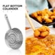 thumbnail image 5 of Colador de camarones fríos de gran agujero, cucharón ranurado de acero inoxidable, cuchara espumadera, colador de cocina, cucharón ranurado, colador de cocina, cucharón para cocinar, plateado, 5 of 7