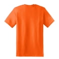 thumbnail image 4 of Gildan High Visibility Safety T-Shirt | Short Sleeve Shirts, Orange Color | Crew Neck Hi Vis Work Tee | 50% Cotton and 50% Polyester, Pack 1, Size-3XL, 4 of 4