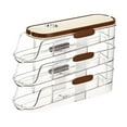 thumbnail image 3 of GROWTH TANK Egg Holder for Refrigerator Egg Rack Rolling Egg Container Storage Container for 3 Tiers, 3 of 9