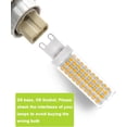 thumbnail image 4 of TGHTBA-5 Pack G9 LED Bulb 10W 1250LM Super Bright, 100W Halogen Bulb Equivalent, Flicker-Free AC100V-265V, Warm White 3000K, Ceramic Base PC Cover Non-Dimmable for Home Lighting, 4 of 4