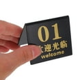 thumbnail image 7 of WHAMVOX Black Acrylic Table Numbers 110 Reusable Double SidedMarkers for Decoration 10pcs, 7 of 7