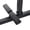 Black + Steel, variant on Adjustable Seated Calf Raise Machine for Home Gym, Leg Extension and Arm Training Equipment with Steel Frame, Black, 48L x 23.3W x 41.8H Inches, Compact Calf Workout Machine