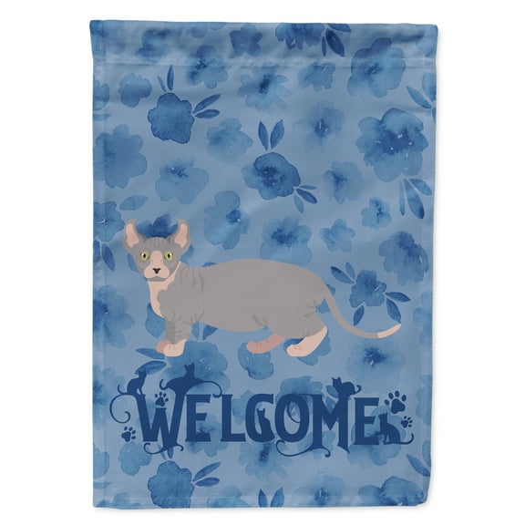 Carolines Treasures CK4879GF Dwelf 4 Cat Welcome Flag Garden Size Small multicolor