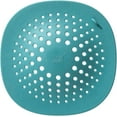 thumbnail image 1 of Hair Snap Durable Silicone 2022 Shower Hair Plug with Suction Cup Drain Cover Easy to Install and Clean Set for Bathroom Tub and Kitchen A Kitchen (A2-Green, One Size), 1 of 2