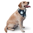 thumbnail image 2 of Disketp Gnome and Snowflakes Dog Bandanas 1PC Triangle Adjustable Puppy Bandana Bib Handkerchief for Large Medium Girl Dogs Pets Gift, 2 of 6