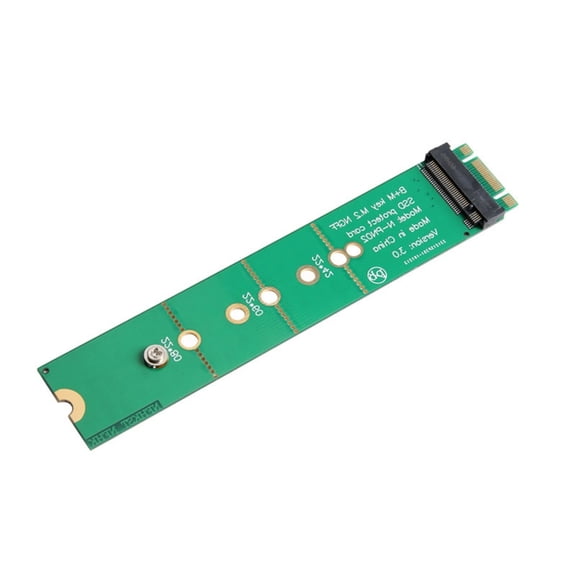Yammee NVME M-Key/B M key M.2 SSDs Extension Adapter Card for PCIE4.0 NVME GoldFingers Design Compatible for 2242/2260/2280