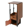 thumbnail image 3 of Overbed Table Foldable Adjustable Over Bed Desk with Wheels and Storage Drawers for Hospital and Home Use, 3 of 6
