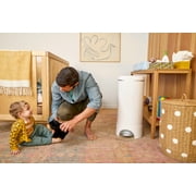 Munchkin® STEP™ Infant Diaper Pail, Powered by Arm & Hammer™, #1 in Odor Control, Hands Free, White
