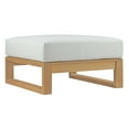thumbnail image 6 of Modway Upland 5 Piece Outdoor Patio Teak Set in Natural White, 6 of 8