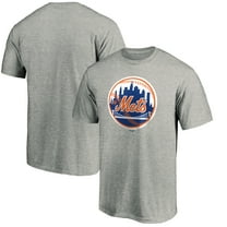 Men's Heather Gray New York Mets Cooperstown Collection Forbes T-Shirt