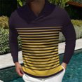 thumbnail image 2 of Vedolay Big and Tall Polo Shirts Casual Solid Color Gentleman'S Business Long Sleeve T Shirt Yellow,3XL, 2 of 4