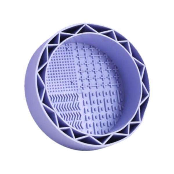 6 Limpiadores de Brochas de Maquillaje Strade Fareast Limited 3 En 1 Color Morado