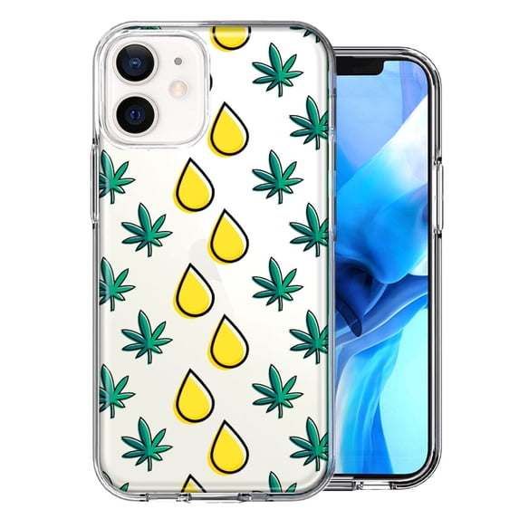 MUNDAZE for Apple iPhone 12 Mini Medicinal Drip Design Double Layer Phone Case Cover