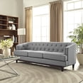 thumbnail image 5 of Modway Coast Modern Upholstered Polyester Fabric Sofa in Light Gray, 5 of 5