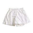 thumbnail image 4 of Miluxas Women's Sequin Skirt Sparkle Stretchy Bodycon Mini Skirts Party Club Short Dress with shorts White, 4 of 6