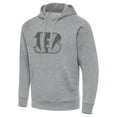 thumbnail image 2 of Men's Antigua  Heather Gray Cincinnati Bengals Victory Hoodie, 2 of 3