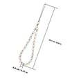 thumbnail image 2 of BESTYASH Stylish White Beaded Phone Charm Strap with Wrist Rope for Phone and Key Decoration Accessories, 2 of 7