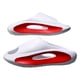 thumbnail image 2 of Zapatillas De Deporte De Verano Zapatillas de deporte de verano de EVA, zapatillas de playa antideslizantes (42-43 blanco rojo) Tmvgtek Para Estrenar, 2 of 9