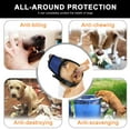 thumbnail image 6 of Pet Artist Adjustable Bark Bite Breathable Mesh Dog Mouth Muzzle Pet Grooming Anti Stop Chewing Cover, 6 of 8