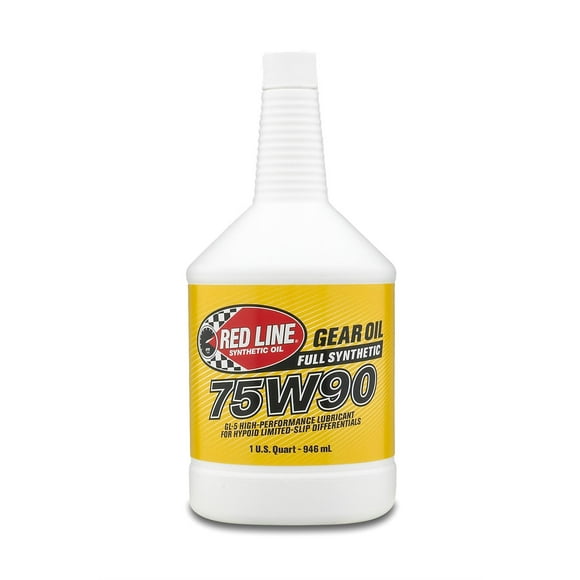 Red Line Oil Gear Oil 57904 Single; 1 Quart Bottle; 75W-90; Synthetic; GL-5 Gear Oil